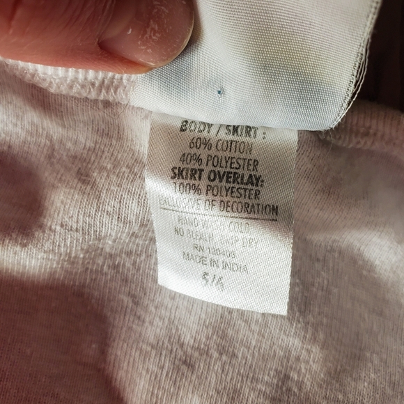 Kid U Not Pink and White Polka Dot Shimmery Sleeveless Tutu Dress Size 5/6 EUC - Picture 15 of 15